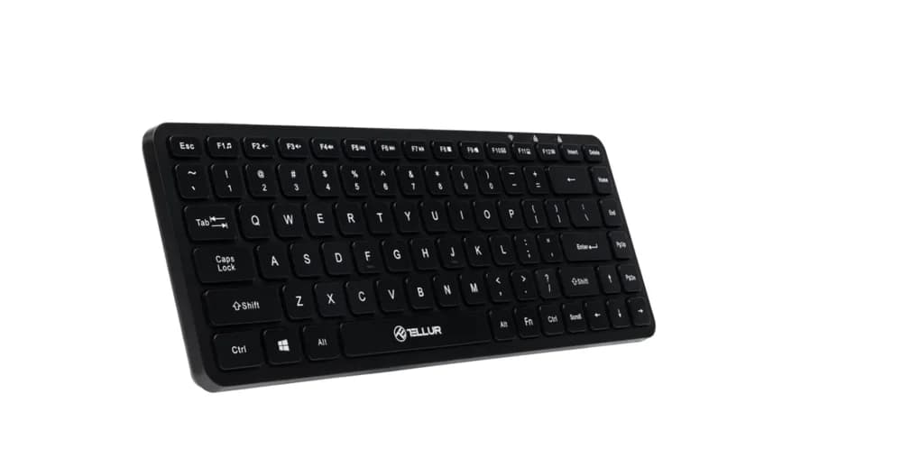 Tastatura Tellur Mini, Wireless, Negru — miniatură