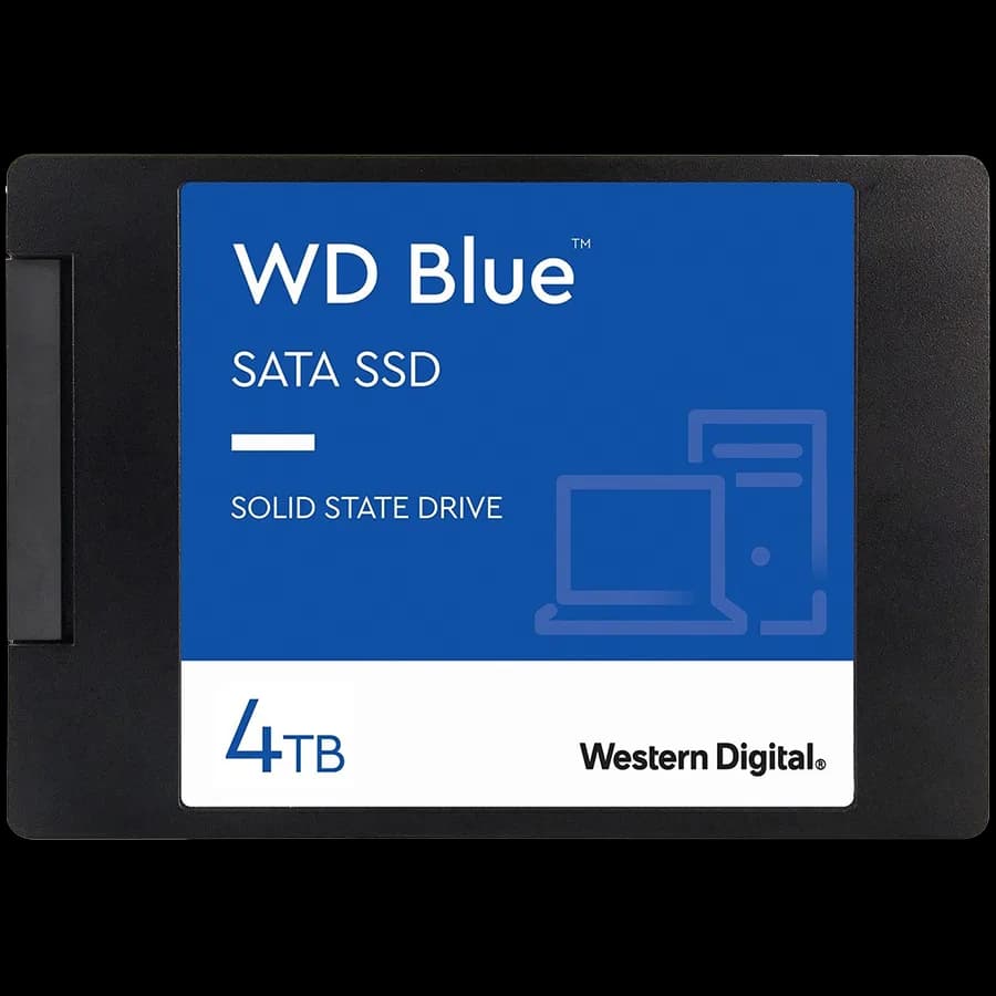 SSD WD Blue SA510 4TB SATA, 2.5", 7mm, Read/Write: 560/520 MBps, IOPS 87K/83K, TBW: 600 "WDS400T3B0A-00C7K0"