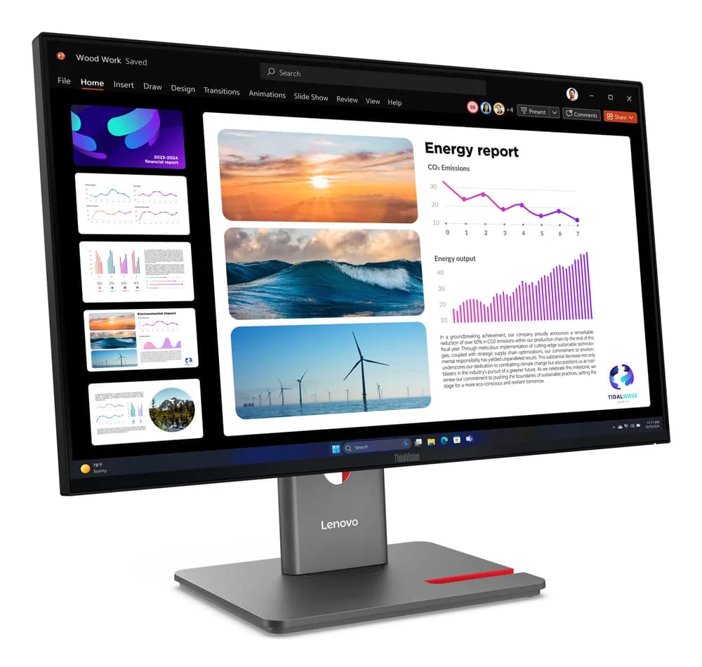Monitoare LED Lenovo 64B2GAT1EU "64B2GAT1EU" — miniatură