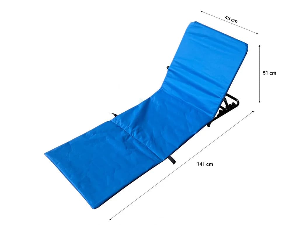 HEINNER COVOR PLAJA TIP SEZLONG-141*45*51CM, BLUE — miniatură