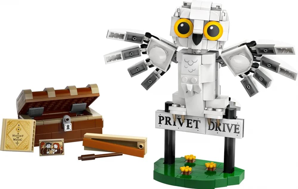 HEDWIG PE PRIVET DRIVE NR. 4, LEGO 76425 — miniatură