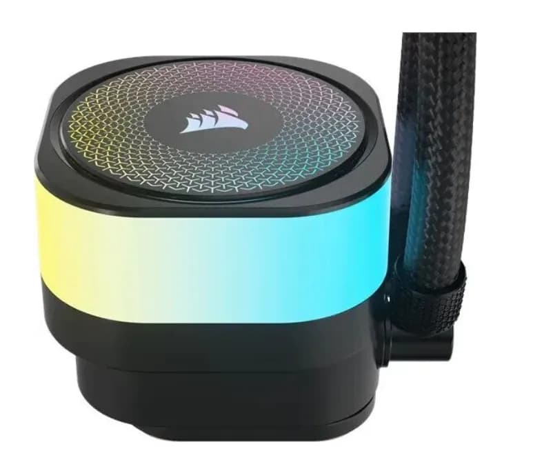 Cooler Procesor CORSAIR iCUE LINK TITAN RX RGB, Lichid, 14 cm, 2 ventilatoare, aRGB — miniatură
