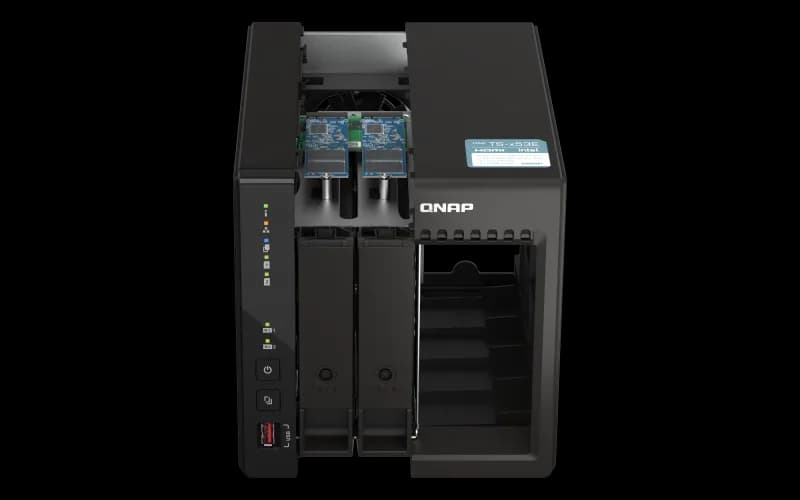 NAS QNAP 253E 2BAY 2.6GHZ TWR SATA "TS-253E-8G" — miniatură