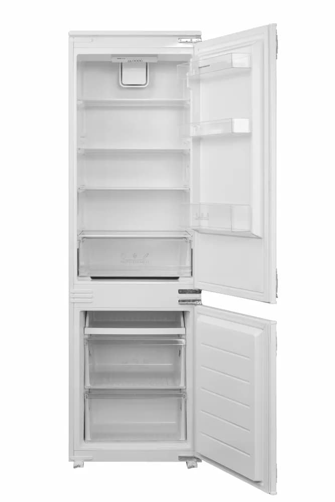 Combina frigorifica HEINNER HC-BIM271INVE++, 271 l, Clasa E, incorporabila, Compresor Inverter Alb