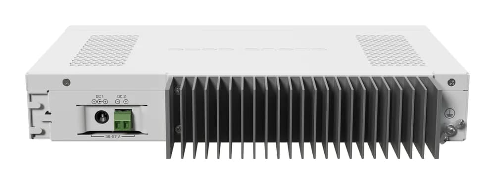 MIKROTIK ETHERNET ROUTER CCR2004-16G-2S+PC, 16 X 10/100/1000, 2XSFP+ Ports, CPU: AL32400 1200Mhz, Dimensiuni: 272 x 195 x 44 mm, Sistem operare:RouterOS v7, 4GB RAM, 128 MB NAND, IP20. — miniatură