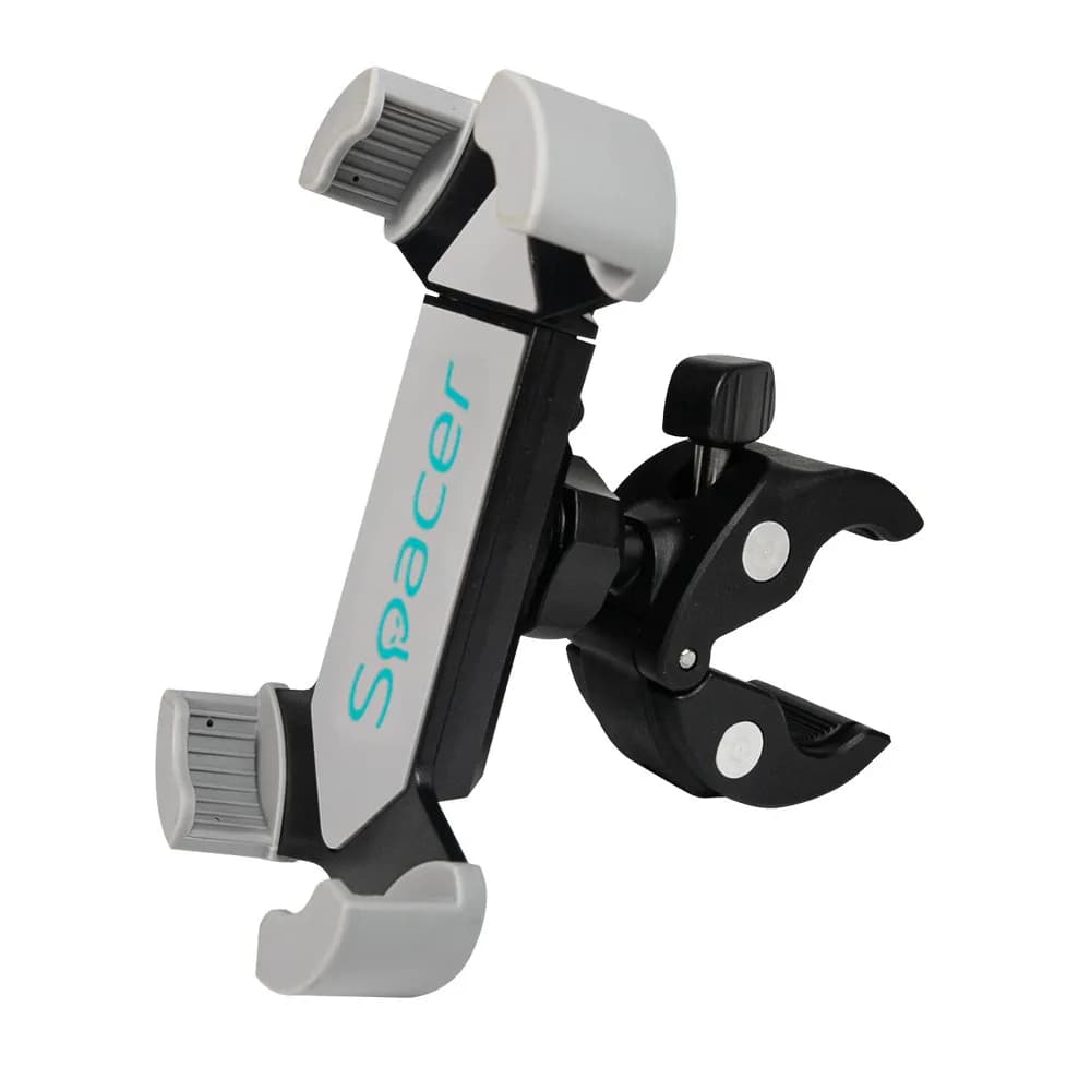 SUPORT Bicicleta SPACER pt SmartPhone, Multi-Purpose, fixare de bare de diferite dimensiuni, Negru, "SPBH-MP-01" — miniatură