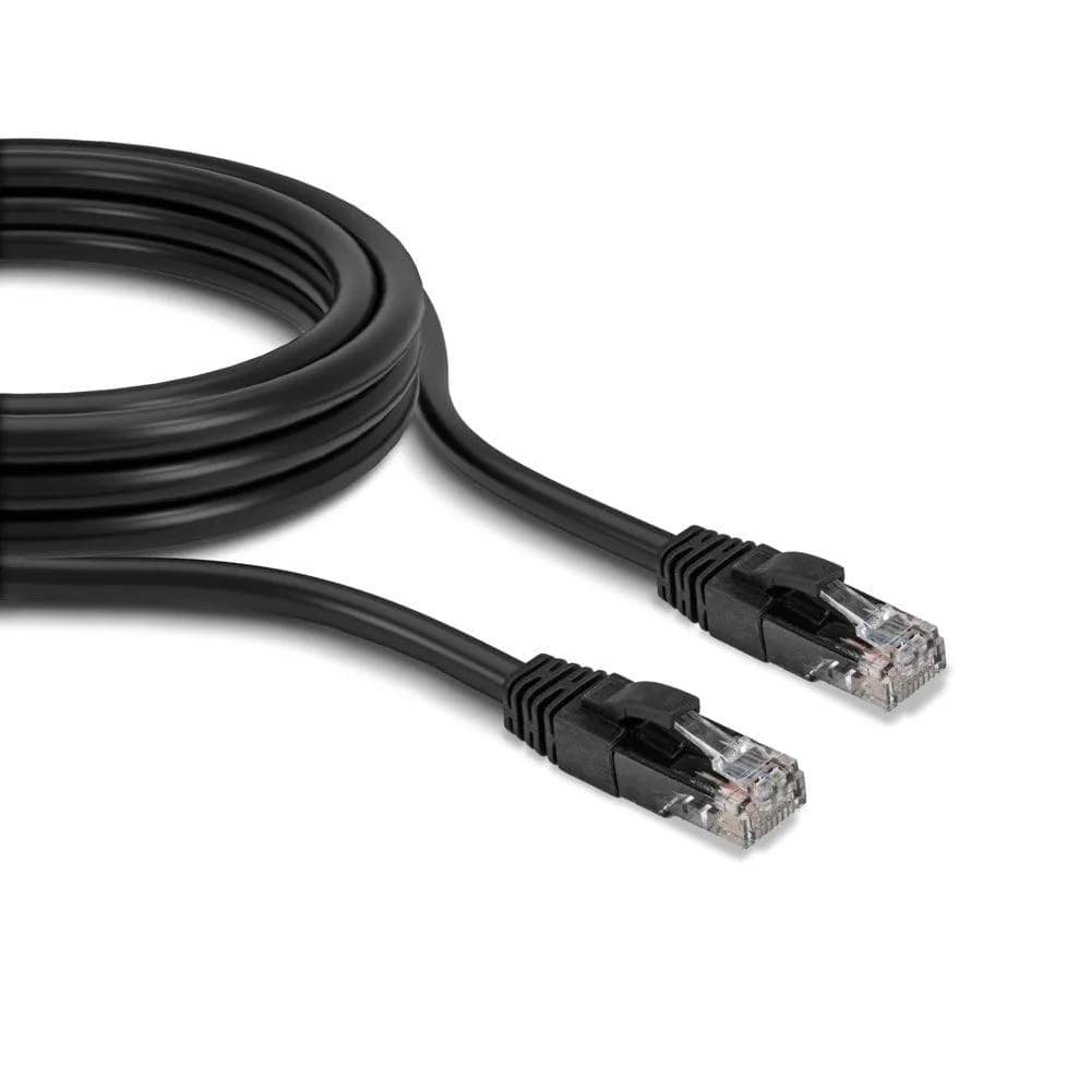 Cablu retea Lindy LY-48077, 1m Cat.6 U/UTP, Black — miniatură