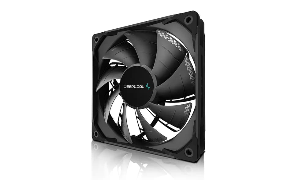 VENTILATOR DEEPCOOL PC TF120S BLACK, 120x120x25 mm, 1500rpm, control PWM, fara LED, 1 ventilator, 4-pin PWM, negru, "DP-GS-H12FDB-TF120S-BK"