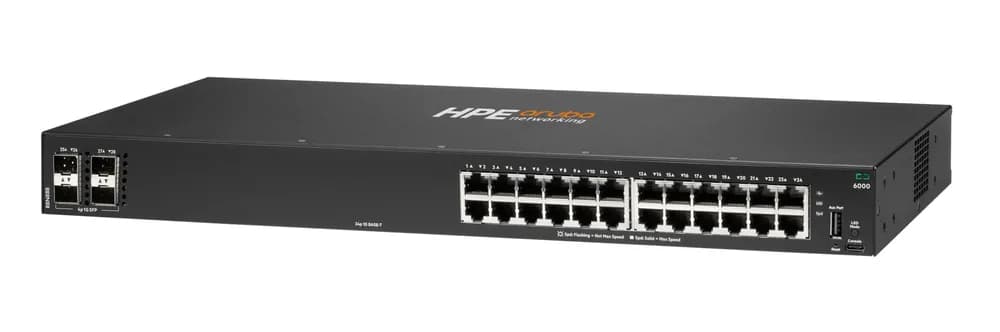 NET SWITCH 24PORT 4SFP/CX6000 R8N88B ARUBA BY HPE "R8N88B" — miniatură