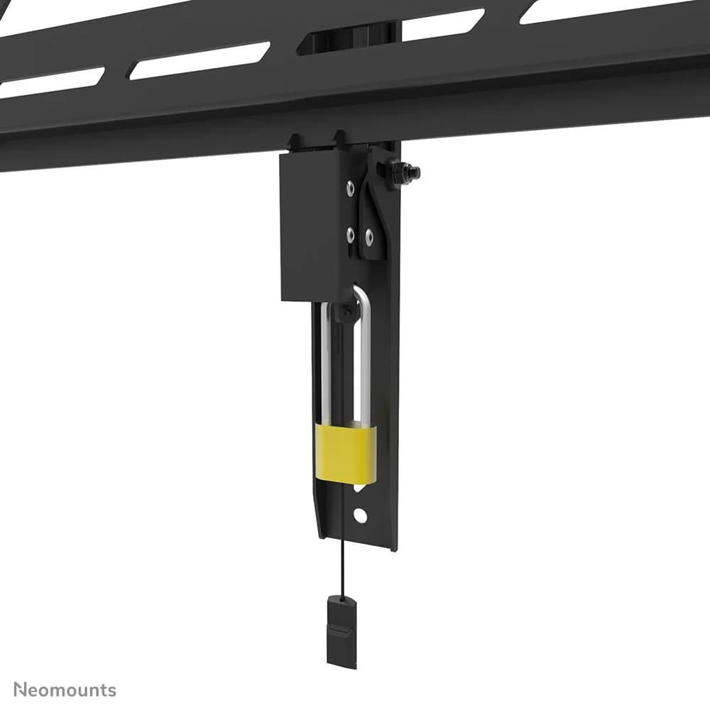 Suport fix de perete Neomounts Select, pentru display-uri cu o diagonala 55"-110", suporta pana la 160kg, VESA min. 100x100mm, VESA max. 1500x900mm, distanta fata de perete 6,7 cm, micro-adjustment, securizabil (surub pentru securizare inclus), negru — miniatură