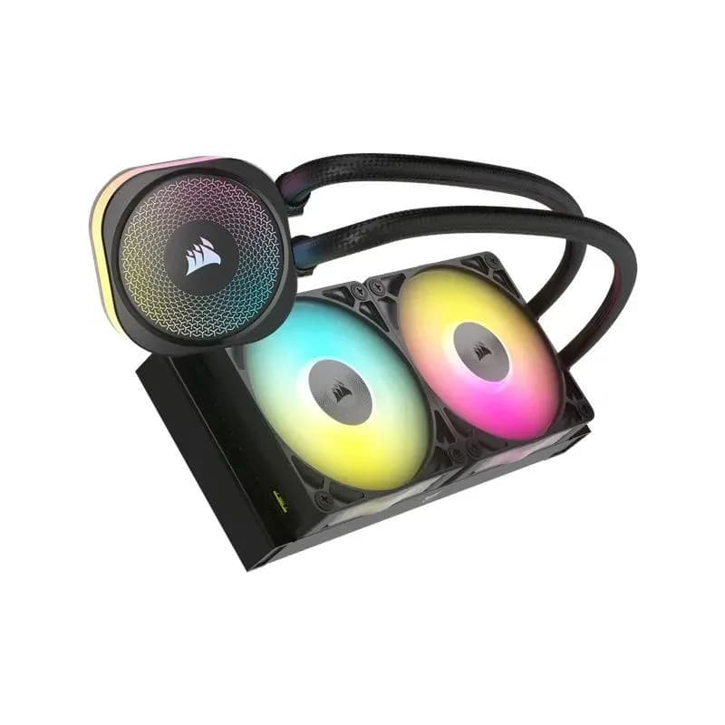 Cooler Procesor CORSAIR iCUE LINK TITAN RX RGB, Lichid, 12 cm, 2 ventilatoare, aRGB — miniatură