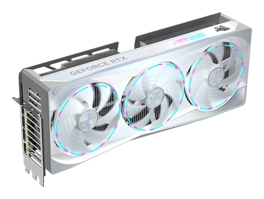 GIGABYTE AORUS GeForce RTX 5080 MASTER ICE 16GB "GV-N5080AORUSM ICE-16GD" — miniatură