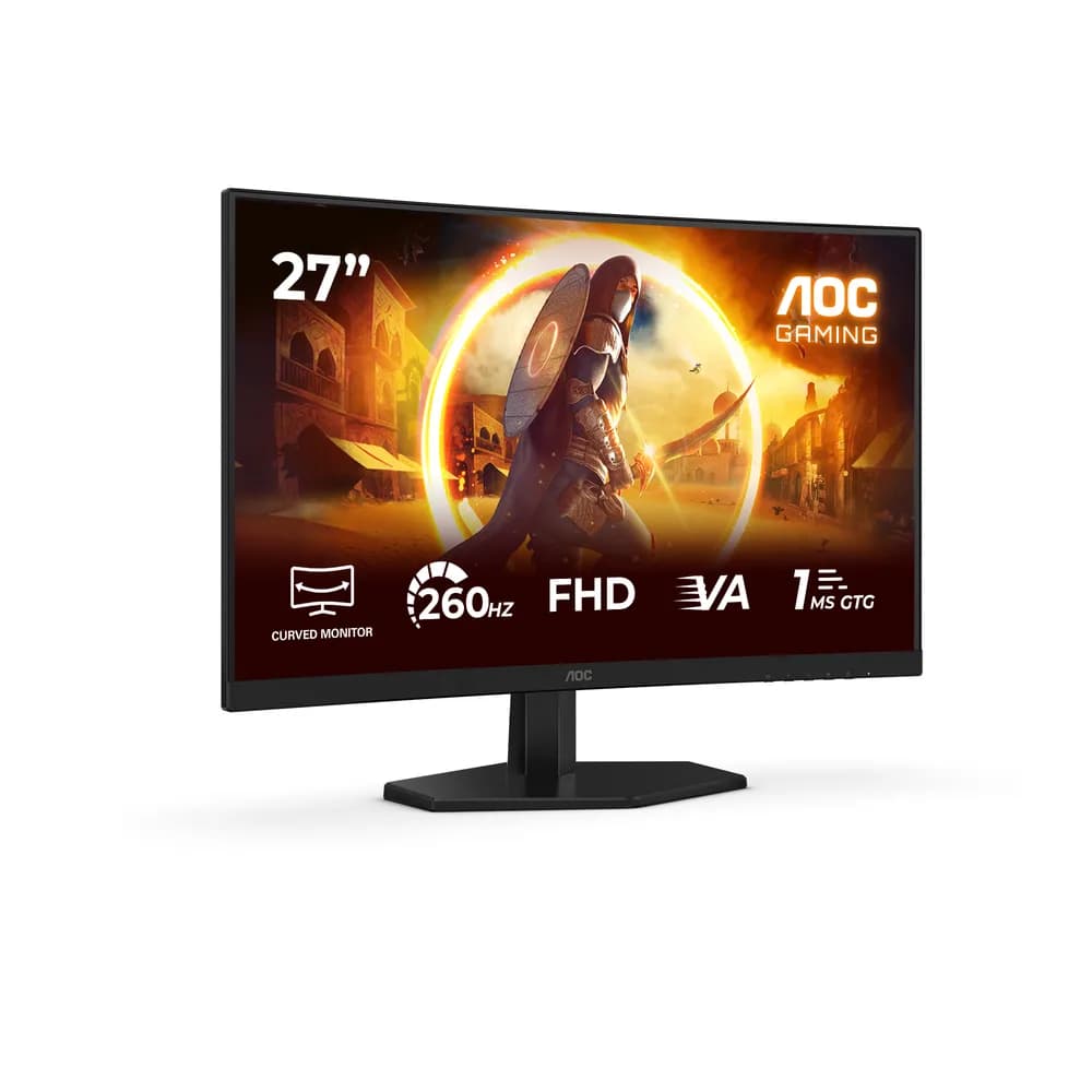Monitor Gaming AOC C27G42ZE, 27", 1920 x 1080 pixeli, Black, Red — miniatură
