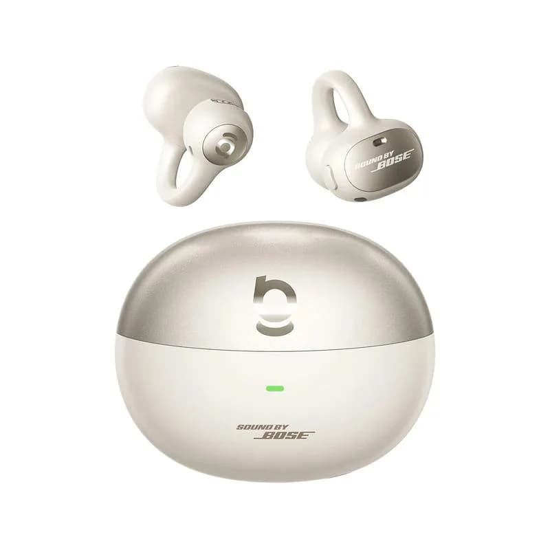 CASTI Baseus Inspire XC1 Open-Ear True Wireless, on ear, pt smartphone, microfon pe casca, conectare prin Bluetooth 6.0, sound by Bose, alb "A0102801" - 6953156299900 — miniatură