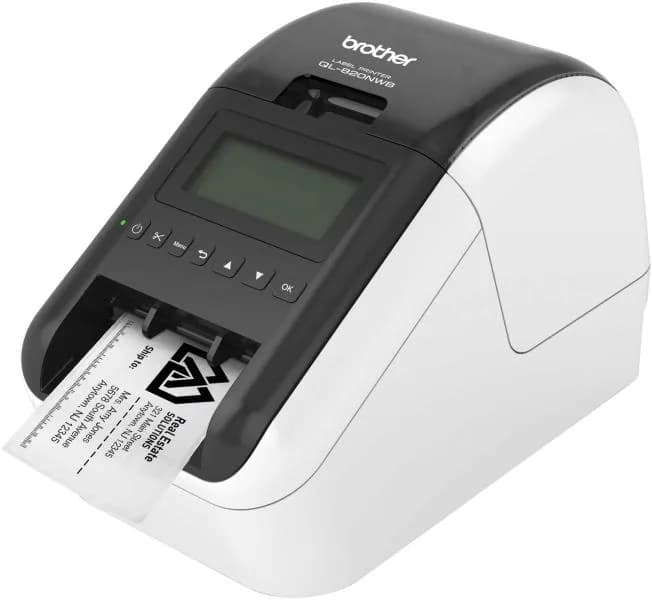 Imprimanta Termic direct BROTHER 300dpi QL-820NWBC, Viteza de tiparire: 176mm/s, Latime max de imprimare: 58mm|Conectiv: USB|Retea|WiFi|BT, Imp Cod de bare: DA "QL820NWBCYJ1"