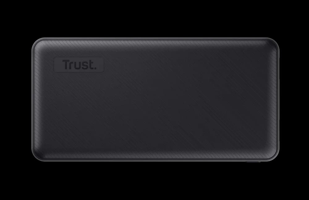 Baterie externa Trust Primo 20.000mAh, 3 porturi: 2 x USB-A (12W) si 1 x USB-C (15W), negru — miniatură