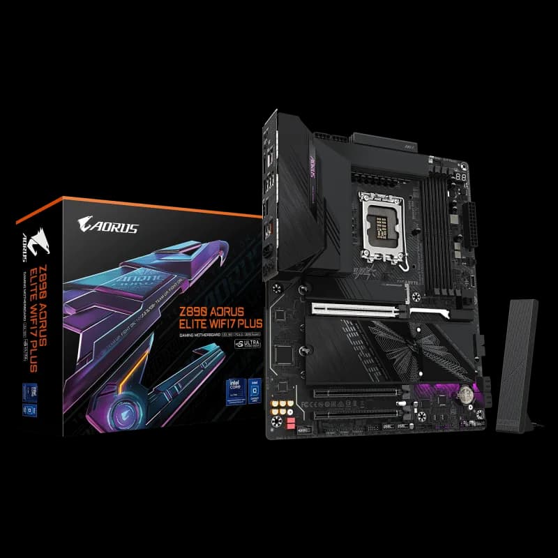 Placa de baza Gigabyte Z890 AORUS ELITE WIFI7 PLUS, Socket 1851, DDR5, ATX