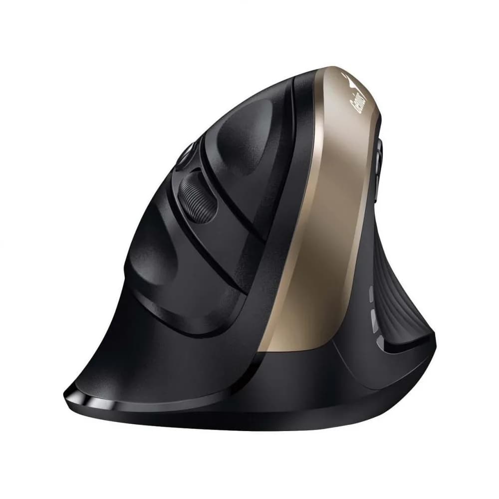 Mouse Wireless Genius Ergo NX-8200S, 1600 dpi, Auriu — miniatură