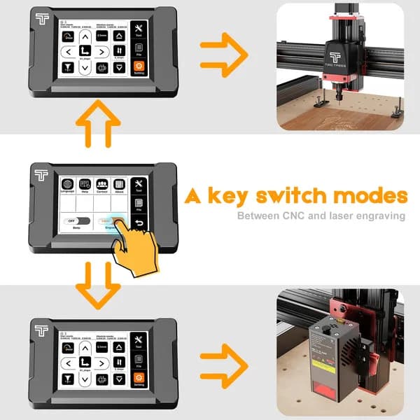 Accesoriu gravator laser TwoTrees TTC450 Pro CNC Machine — miniatură
