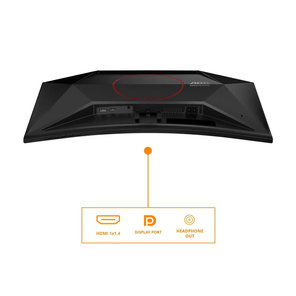 Monitor Gaming AOC C27G42FE, 27", 1920 x 1080 pixeli, Black, Red — miniatură