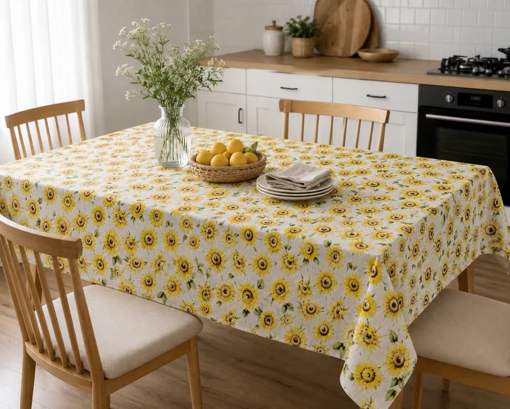Fata de masa Sunflower 140X180 cm,PEVA