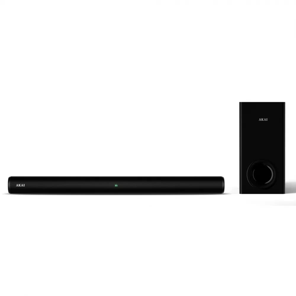 Soundbar Akai ASB-8WSW, putere RMS 150W, raspuns in frecventa 50Hz-18kHz, sursa alimentare AC 100-240V, impendanta 4 ohmi, negru — miniatură