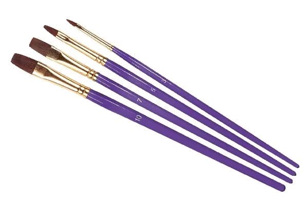 Accesoriu imprimantă 3D Humbrol AG4305 Brush Pack – Size (3/5/7/10) Flat