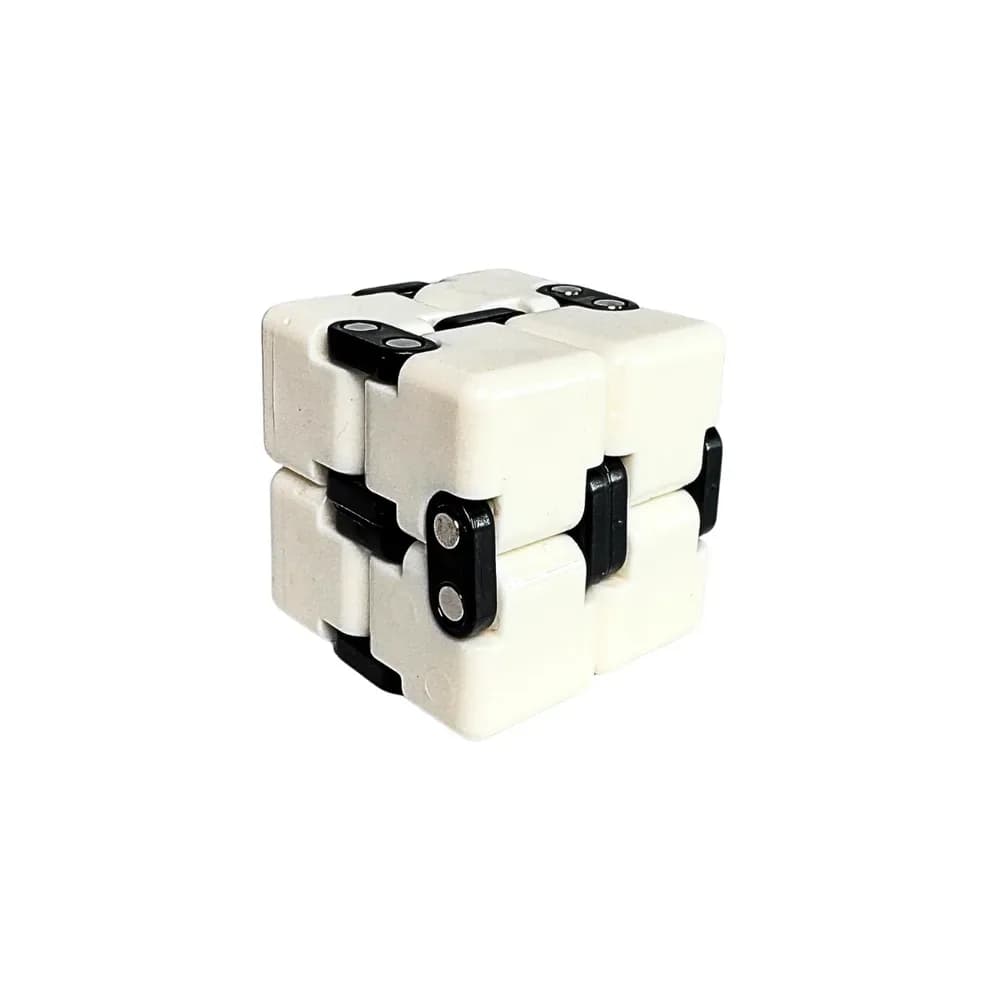 Jucărie fidget: Cub infinit: Alb