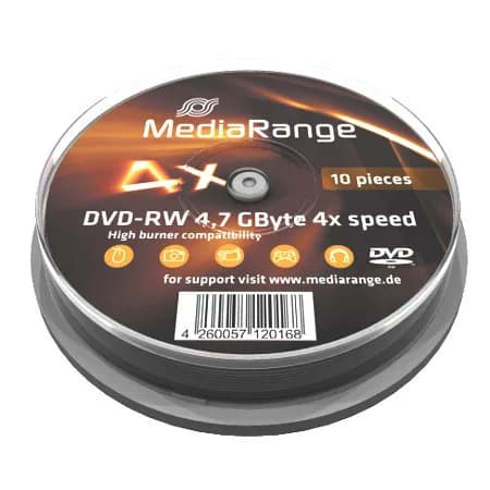 MediaRange DVD-RW 4x Cake10 "MR450"