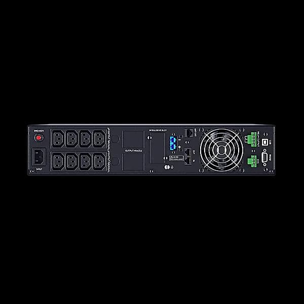 UPS CYBER POWER Online dubla conversie cu Sinusoida Pura, rack 2U, 1000VA/900W Rack/Tower 2U, 8x IEC C13 1x IEC C19, "OLS1000ERT2UA" — miniatură