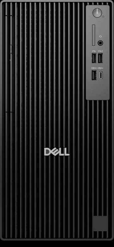 Desktop Consumer DELL Pro QBT1250 Plus cu procesor Intel Core Ultra 7 265 pana la 5.3 GHz, 16 GB DDR5, 512GB SSD, Intel Integrated Graphics, Linux, Negru