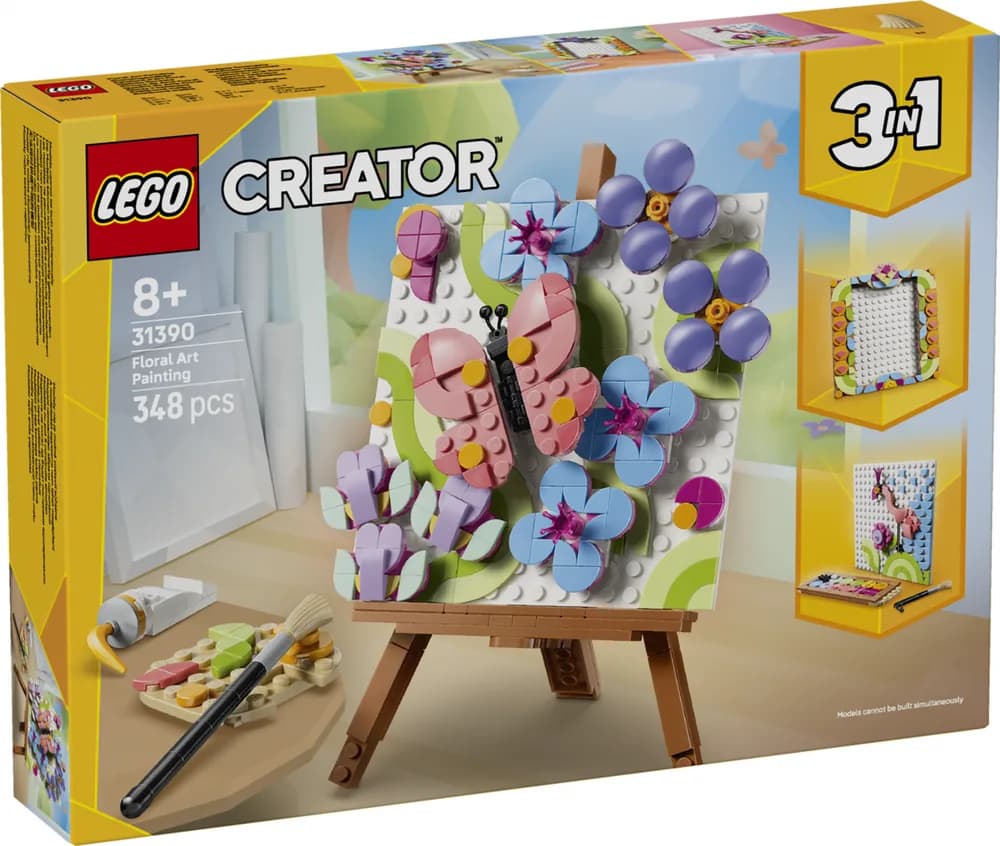 TABLOU DECORATIV CU ARTA FLORALA LEGO31390 — miniatură