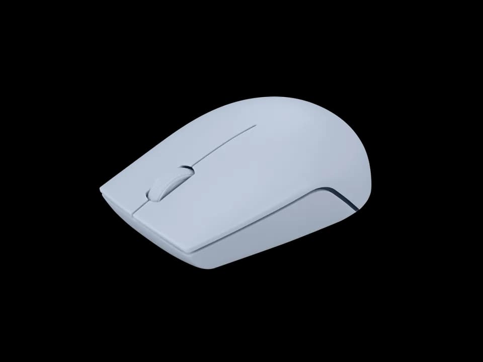 Mouse Wireless LENOVO 300, 1000 dpi, Albastru — miniatură