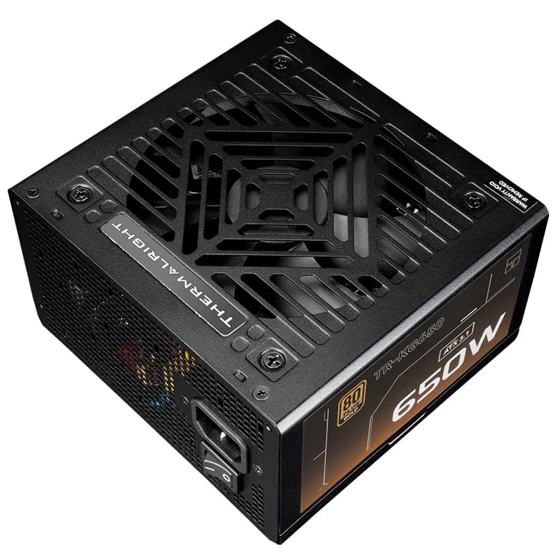 SURSA Thermalright "TR-KG650", 650W, certificare 80 Plus Gold, modular, LLC, DC to DC, fan 120mm, negru, "TR-KG650"