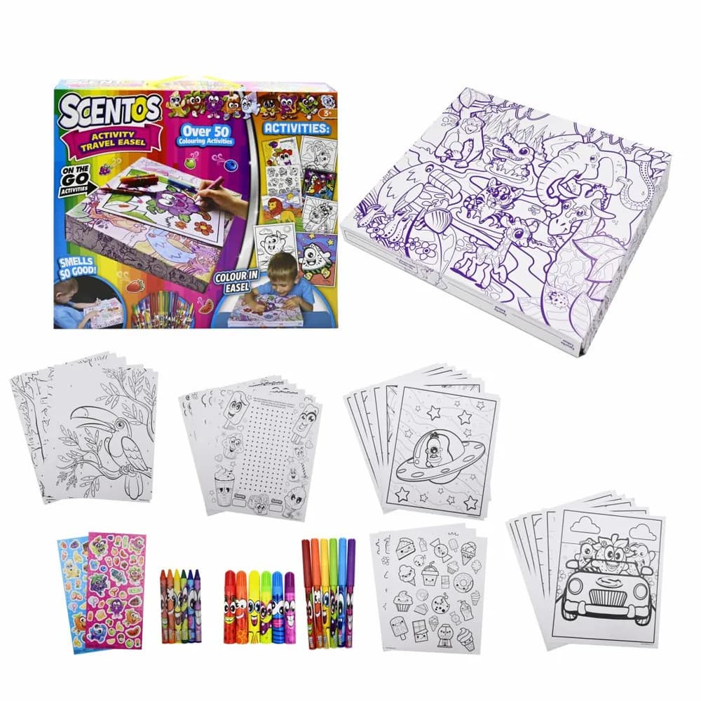 SET PARFUMAT SEVALET DE CALATORIE CU ACTIVITATI, SCENTOS — miniatură