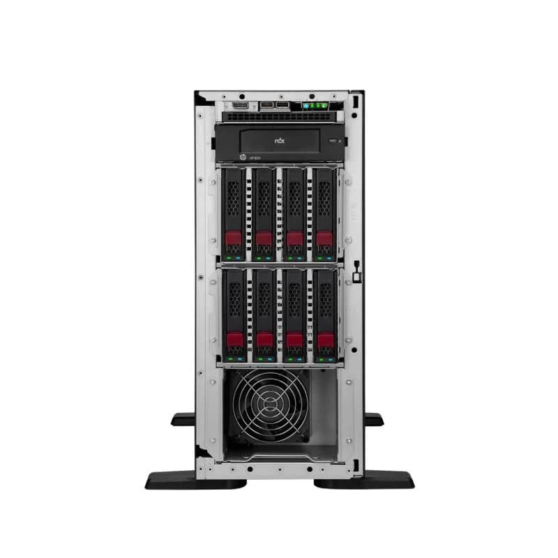 HPE ProLiant ML110 Gen11 4510 12-core 1P 64GB-R MR408i-o 8SFF 2x480GB SSD 2x1000W RPS EU Server — miniatură