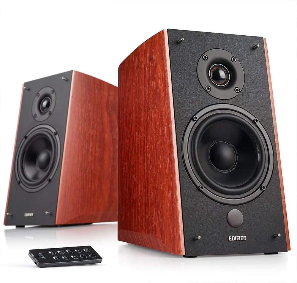 BOXE EDIFIER 2.0, RMS: 120W (2 x 24W, 2 x 36W), bluetooth, telecomanda wireless, volum, bass, treble, brown, "R2000DB-BR"