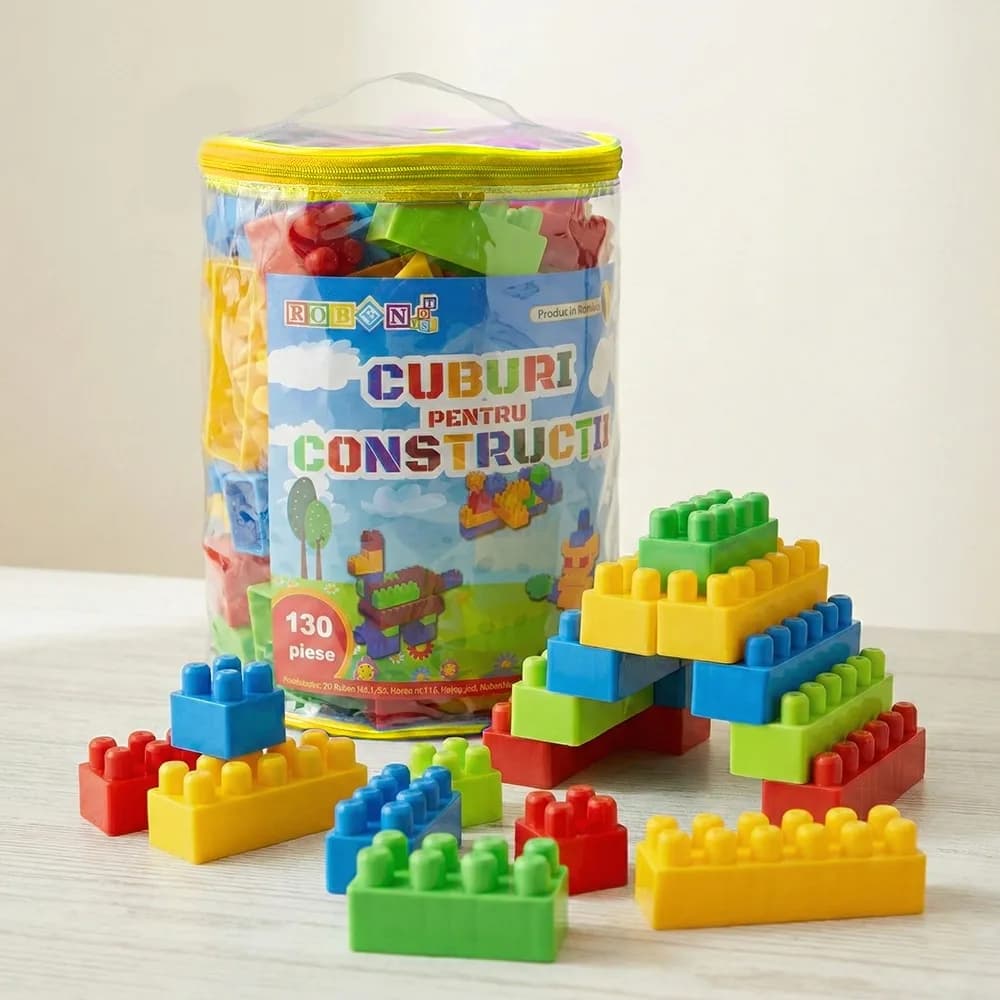 Cuburi 130 piese - ROBENTOYS — miniatură