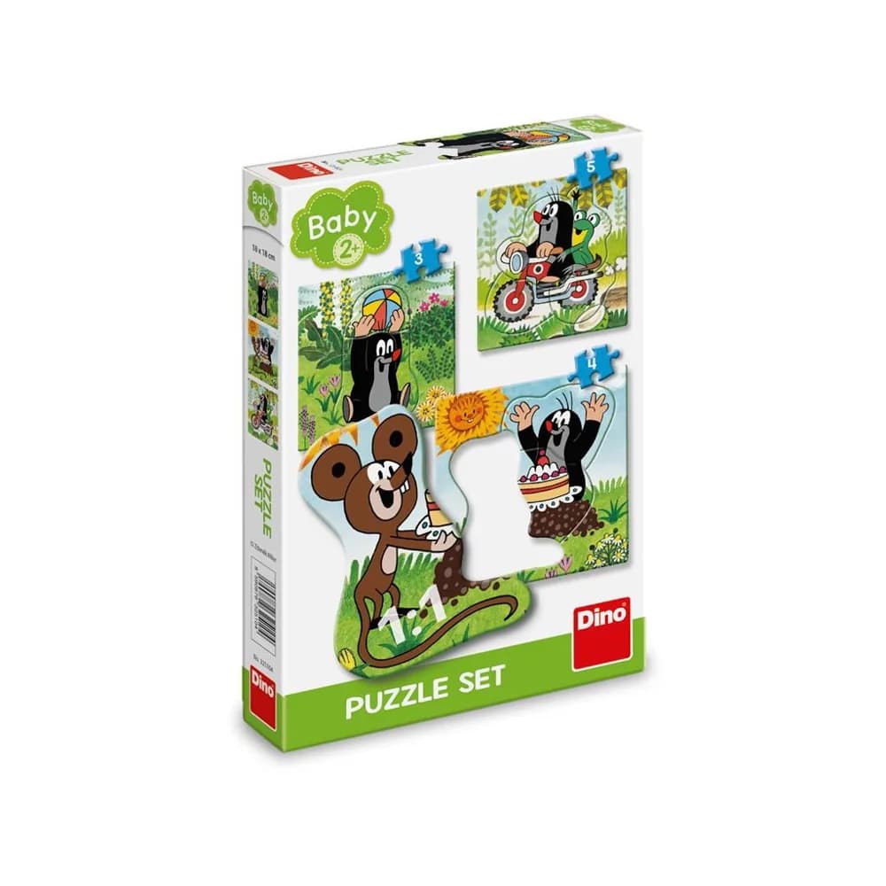 Puzzle 3 in 1, Mica Cartita pe pajiste - DINO TOYS — miniatură