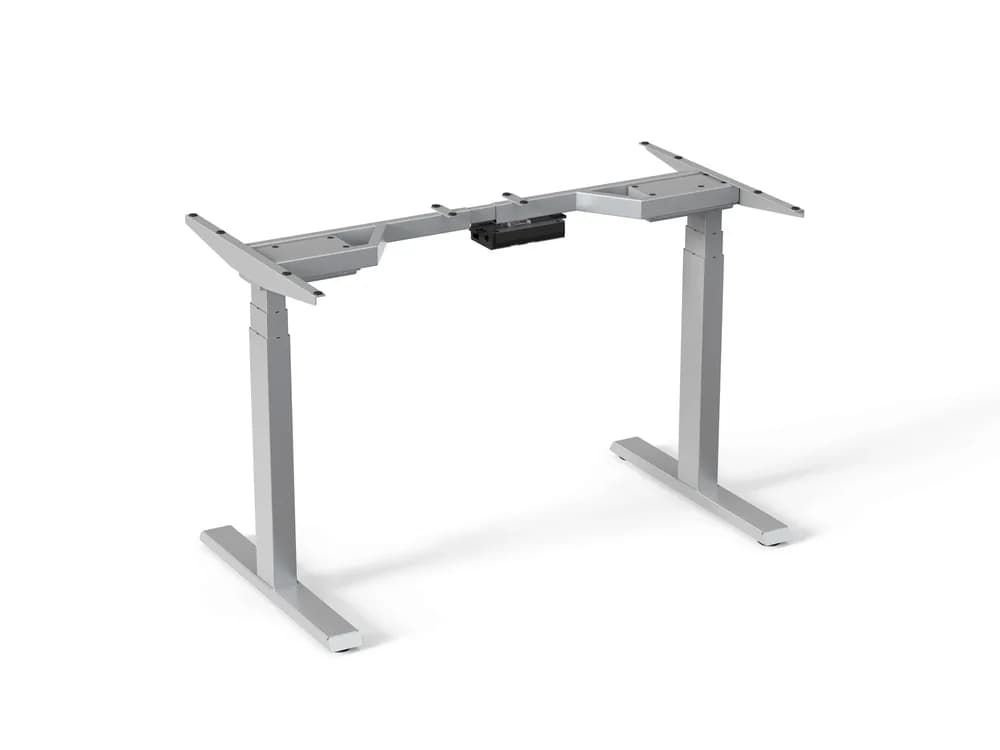 Cadru birou electric dual motor Sit-Stand, Blackmount DM1, Alb