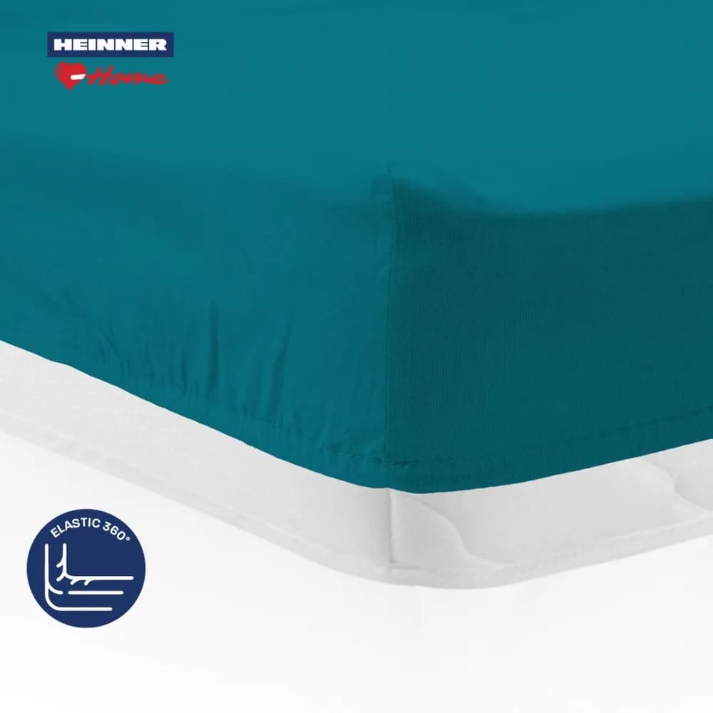 Cearceaf de pat cu elastic 140x200cm TRQ — miniatură