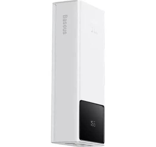 POWER BANK Baseus EnerFill FP41, 30000mAh, 22.5W, display, 1 x USB, 1 x USB Type-C, cablu inclus USB la USB Type-C 0.3m, alb, "E0027K01" - 6932172691196 — miniatură