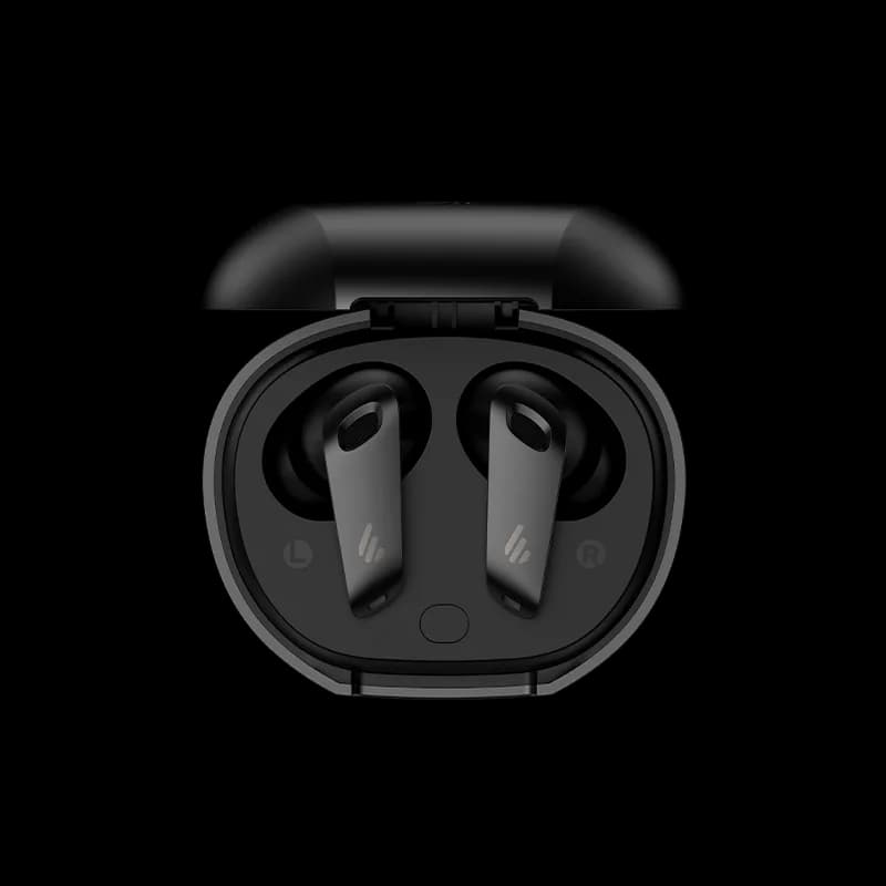 CASTI Edifier, wireless, intraauriculare - butoni, pt smartphone, microfon pe casca, conectare prin Bluetooth 5.4, negru, USB-C, ANC, IP54, "NEOBUDS-PLUS-BK" — miniatură