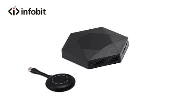 Receiver prezentare/colaborare wireless iShare 100 FULLHD, AirPlay,Miracast, TouchBack Control, Max 8 user, fara dongle