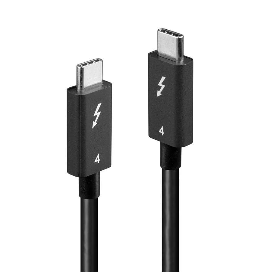 Cablu Lindy Thunderbolt 4, Length 1m, 40Gbps, passive, negru Connectors Connector A: Thunderbolt 4 USB Type C Male with E-Mark Connector B: Thunderbolt 4 USB Type C Male Housing Material: Stainless Steel Connector Plating: Nickel Pin Construction: Copper alloy Pin Plating: Gold Dimensions — miniatură