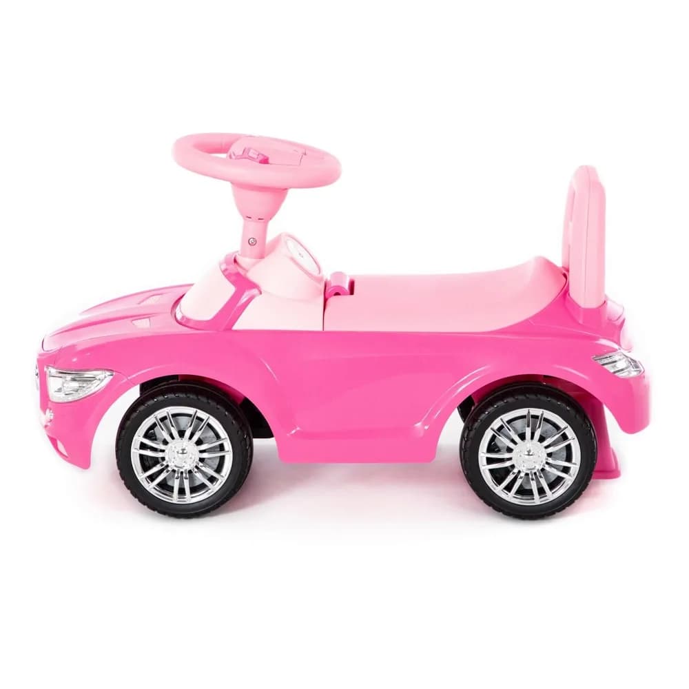 Masinuta - Supercar, roz, fara pedale, 66x28.5x30 cm, Polesie — miniatură