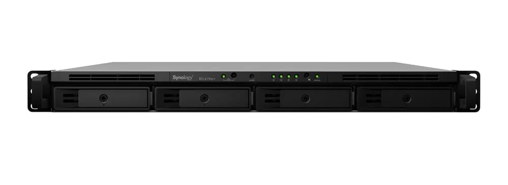 NAS SYNOLOGY, Rack, HDD x 4 | M.2 S-ATA x 2, capacitate maxima 64 TB, memorie RAM 8 GB, RJ-45 (Gigabit) x 4, porturi PCI-E3.0x8 | USB 3.0 x 2 | eSATA, "RS1619xs+" — miniatură