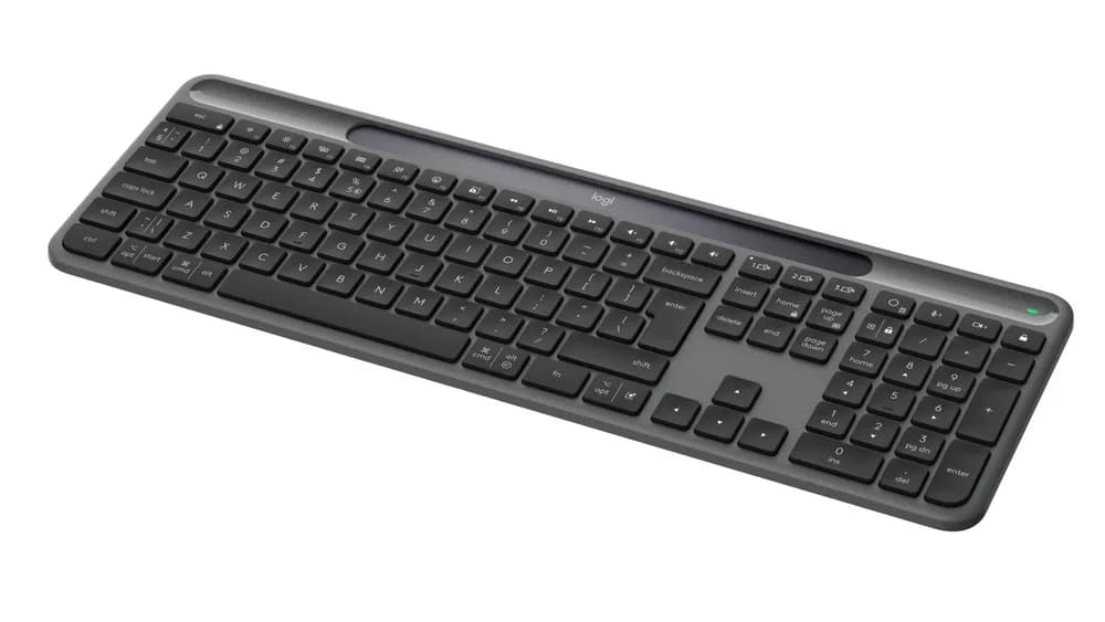 K980 Signature Slim Solar [US] Black-Grey "920-013764" — miniatură