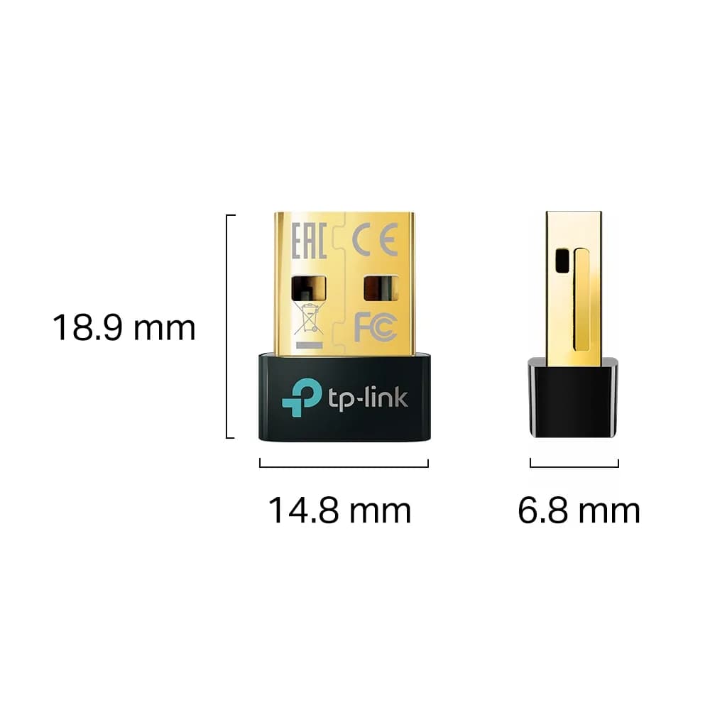 ADAPTOARE Bluetooth TP-Link, conectare prin USB 2.0, distanta 10 m (pana la), Bluetooth v5.0, antena interna, "UB500" — miniatură