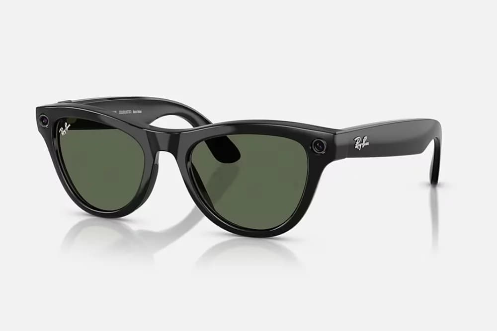 Ray-Ban Meta Skyler AI Glasses Black/Green G15 — miniatură